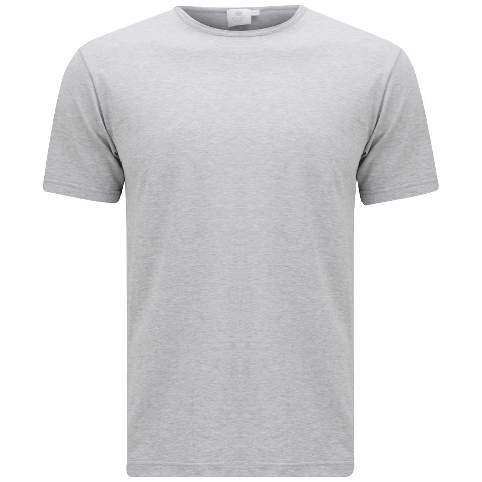 Sunspel Men's Crew Neck T-Shirt - Grey Melange - Free UK Delivery over £50