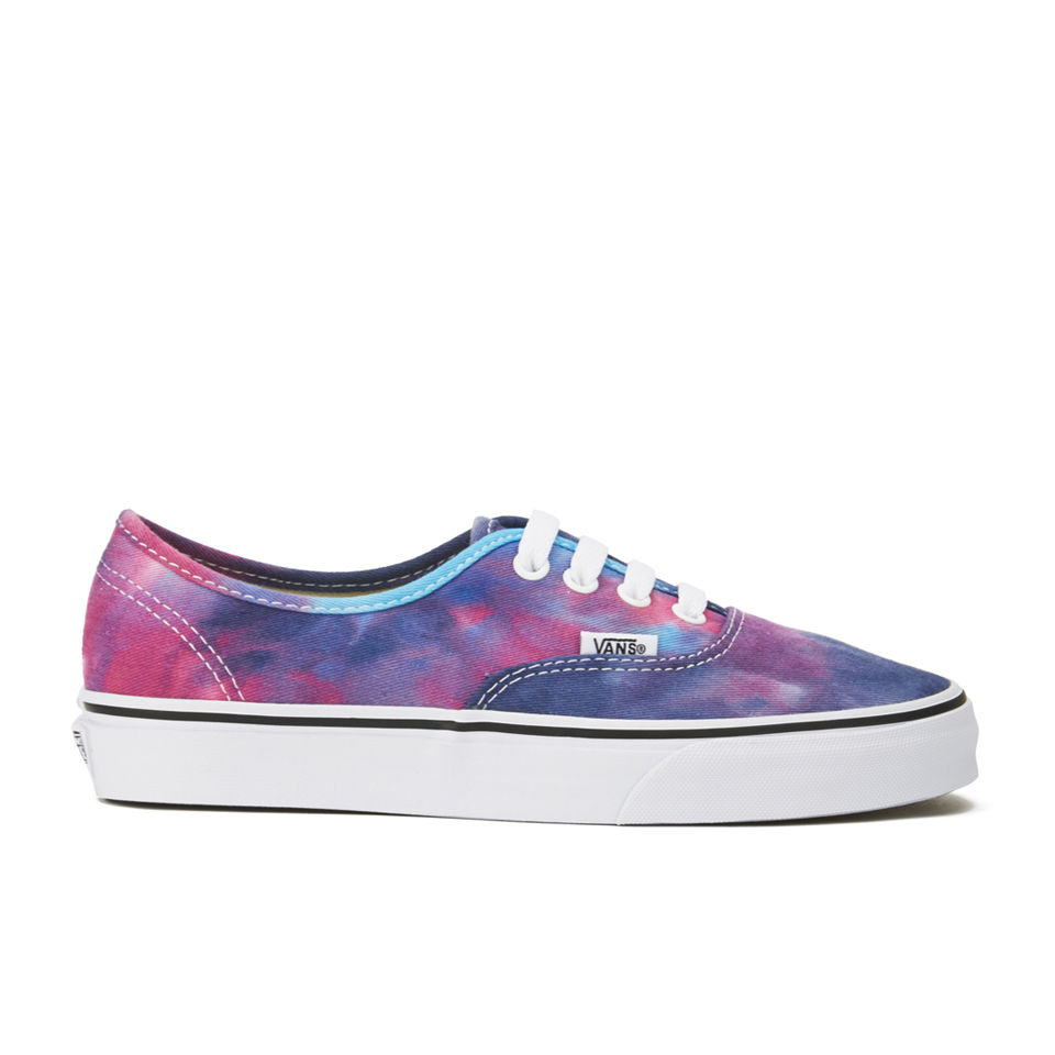 Vans Women's Authentic Tie Dye Trainers - Pink/Blue - FREE UK Delivery