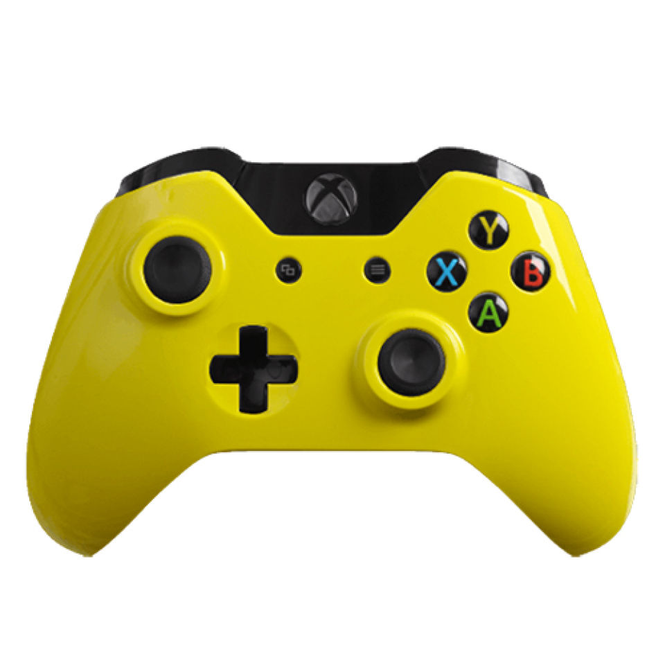 Xbox One Wireless Custom Controller Gloss Yellow Games Accessories