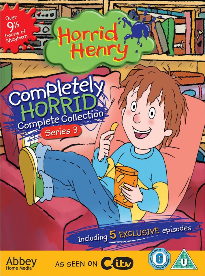 Horrid Henry The Completely Horrid Series 3 DVD Zavvi