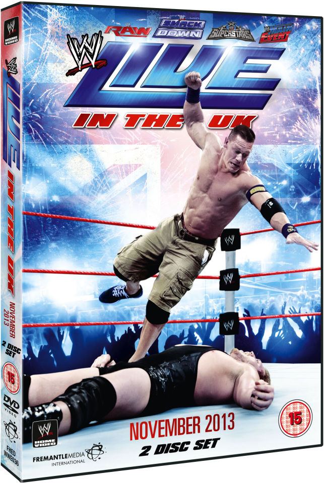 WWE Live in the UK November 2013 DVD Zavvi UK