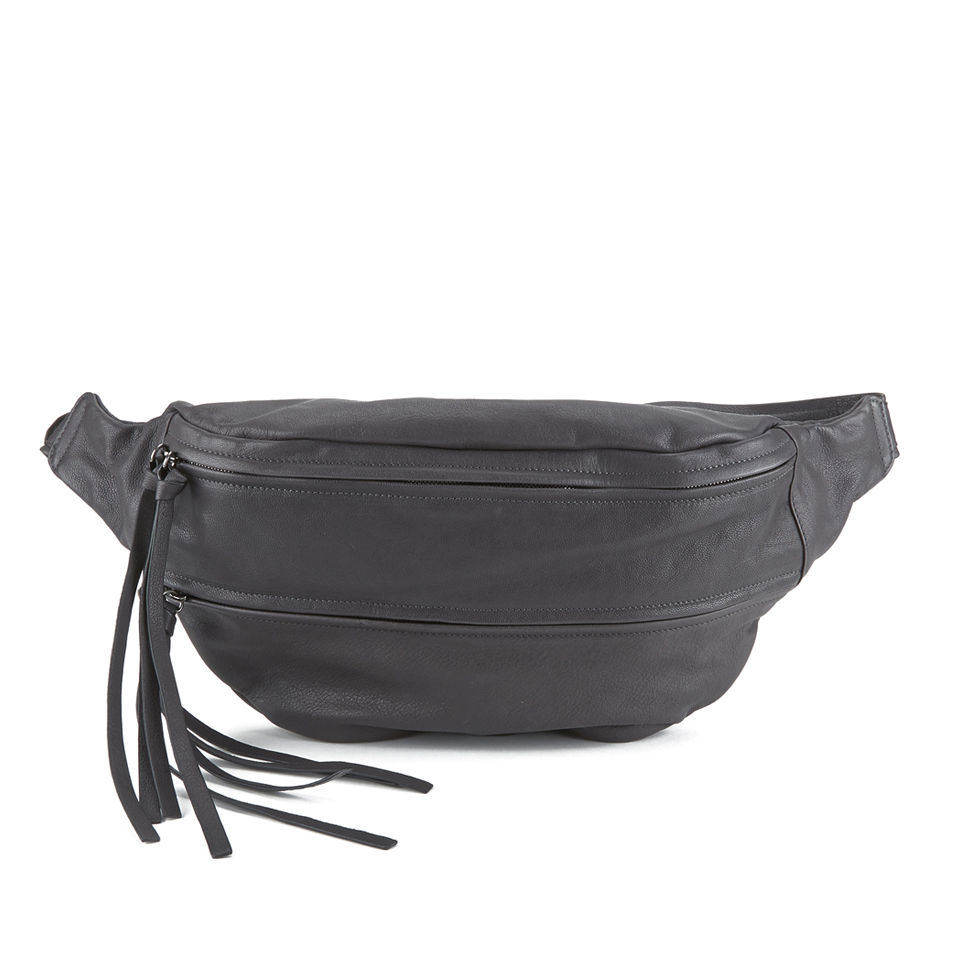 Yvonne Koné Women&#39;s Oversized Bum Bag - Suede Dark Grey - Free UK Delivery Available