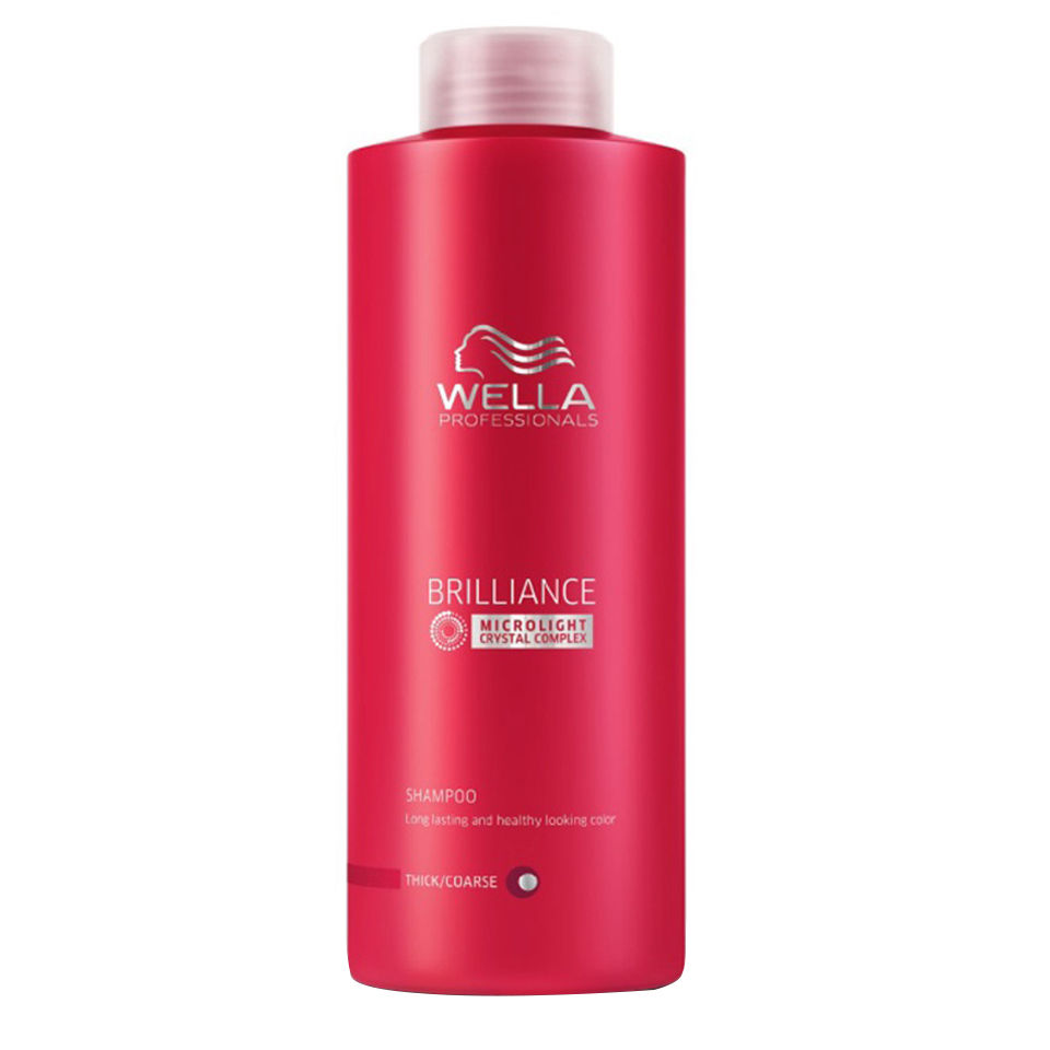 Wella Professionals Brilliance Coarse Shampoo 1000ml (Worth £38.80 ...