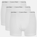 Calvin Klein Men's 3 Pack Trunk Boxer Shorts - White