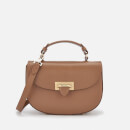 Aspinal of London Women's Letterbox Saddle Bag - Camel