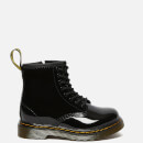 Dr. Martens Toddlers' 1460 T Patent Limper Lace Up Boots - Black