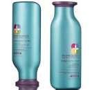 PUREOLOGY STRENGTH CURE COLOUR CARE SHAMPOO AND CONDITIONER DUO