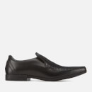 Clarks Men's Glement Seam Leather Slip-On Shoes - Black