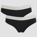 MP Women's Essentials Hipster - Black (2 Pack) - XS