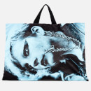 Eastpak X Raf Simons Men's Poster Tote Bag - Black Satin