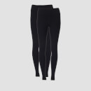 MP Women's Power Classic Leggings - Black/Black (2 Pack) - XS