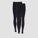 Power Classic & Mesh Leggings (2 darab) - Fekete/Fekete - XS