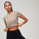 MP Women's Rest Day Twist Front T-Shirt - Praline - L