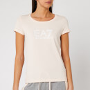 Emporio Armani EA7 Women's Basic Logo T-Shirt - Light Pink