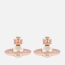 Vivienne Westwood Women's Iris Bas Relief Earrings - Pink Gold Pearl Pale Pink
