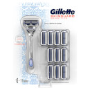 Gillette SkinGuard Sensitive Razor + 11 Blades Gillette SkinGuard Sensitive Razor + 11 Blades