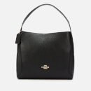 Coach Women's Polished Pebble Leather Hadley Hobo Bag - Black