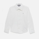 Tommy Kids Boys' Stretch Poplin Shirt - Bright White