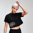 MP Women's Power Cropped T-Shirt - Black