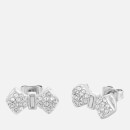 Ted Baker Women's Sersi Solitaire Pave Bow Earrings - Silver