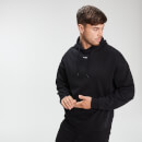 Sweat à capuche en tissu mélangé pour hommes – Noir