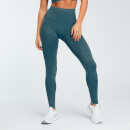 Acid Wash Seamless Leggings - Deep Lake
