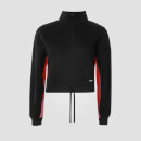 MP Women's Power Zipped Funnel Neck Sweatshirt - Black - XS