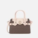 MICHAEL MICHAEL KORS Women's Carmen Small Flap Belted Satchel - Brown/Soft Pink