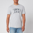 Tommy Jeans Men's Novel Varsity Logo T-Shirt - Light Grey Heather