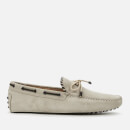 Tod's Men's Suede 2 Tone Driving Shoes - Mole