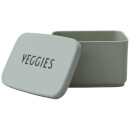 Design Letters Veggies Snack Box - Green
