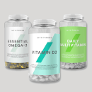 Myvitamins Omega 3, D3, Daily Multi Bundle