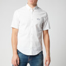 BOSS Men's Biadia R Short Sleeve Shirt - White