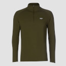 MP Performance 1/4 Zip - Militärgrün/Schwarz - XS