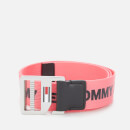 Tommy Jeans Women's Webbing Belt - Pink Mix