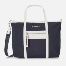 Tommy Hilfiger Women's Nylon Satchel - Sky Captain/White