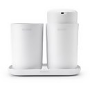 Brabantia Bathroom Accessories - White (Set of 3)