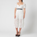 Self-Portrait Women's Daisy Lace Midi Dress - White
