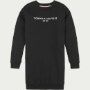 Tommy Hilfiger Girls' Essential Sweatshirt Dress - Black