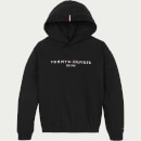 Tommy Hilfiger Girls' Essential Hooded Sweatshirt - Black
