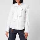 See By Chloé Women's Bow Tie Blouse - Confident White