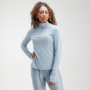 MP Women's Velocity 1/4 Zip Top – Ljusblå - XXS