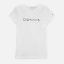 Calvin Klein Girls' Institutional T-Shirt - Bright White