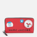 Marc Jacobs Women's The Box Peanuts Americana Continental Wallet - Red Multi