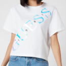 Guess Women's Crew Neck Sybella T-Shirt - True White