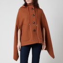 See by Chloe Women's Hooded Cape Jacket - Pottery Brown