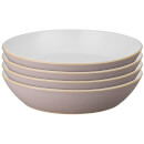 Denby Impression Pink Pasta Bowls (Set of 4)