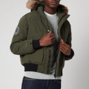 Superdry Men's Everest Quilted Bomber Jacket - Khaki