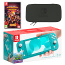 Nintendo Switch Lite (Turquoise) Minecraft Dungeons - Hero Edition Pack