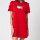 Tommy Jeans Women's Tommy Logo T-Shirt Dress - Deep Crimson